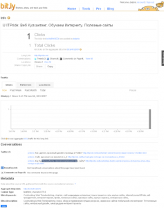 bitly_stats, статистика в сервисе Bit.ly, сервис сокращения ссылок номер 2